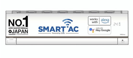 Panasonic 1 Ton 5 Star Wi-Fi Inverter Smart Split AC (Copper, 7 in 1 Convertible with additional AI Mode, 4 Way Swing, nanoe-X Air Purification Technology, CS/CU-HU12ZKYF,2023 Model, White)